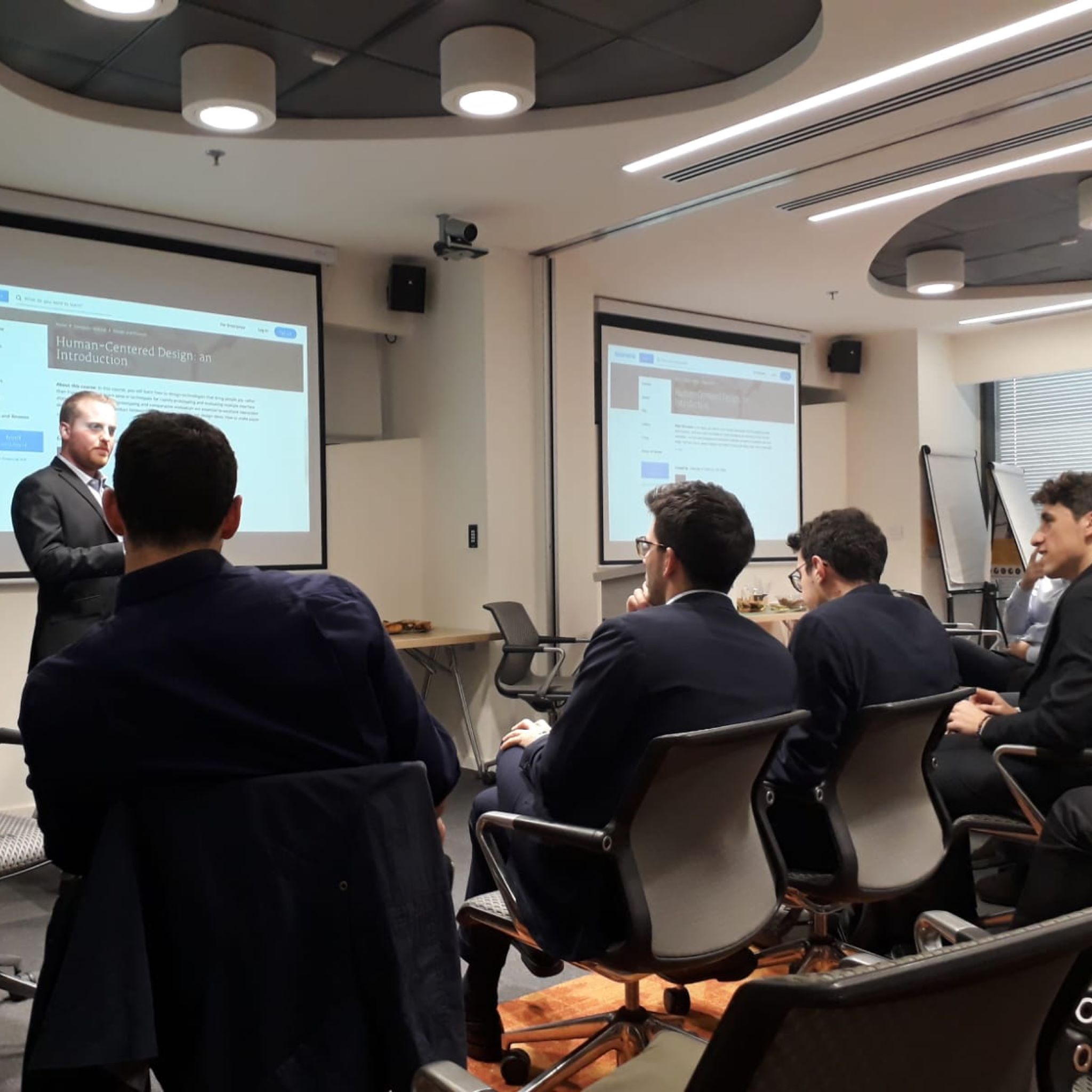 Presenting to students on Human-Centered Design