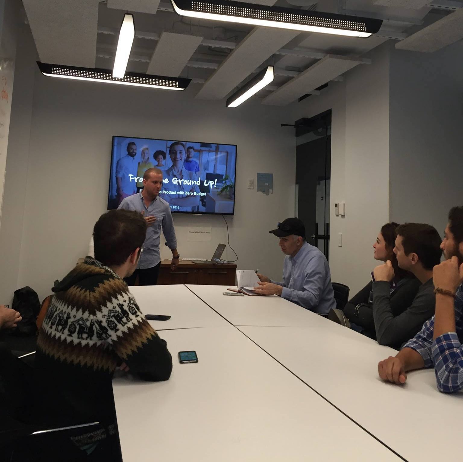 Leading 'From the Ground Up' workshop